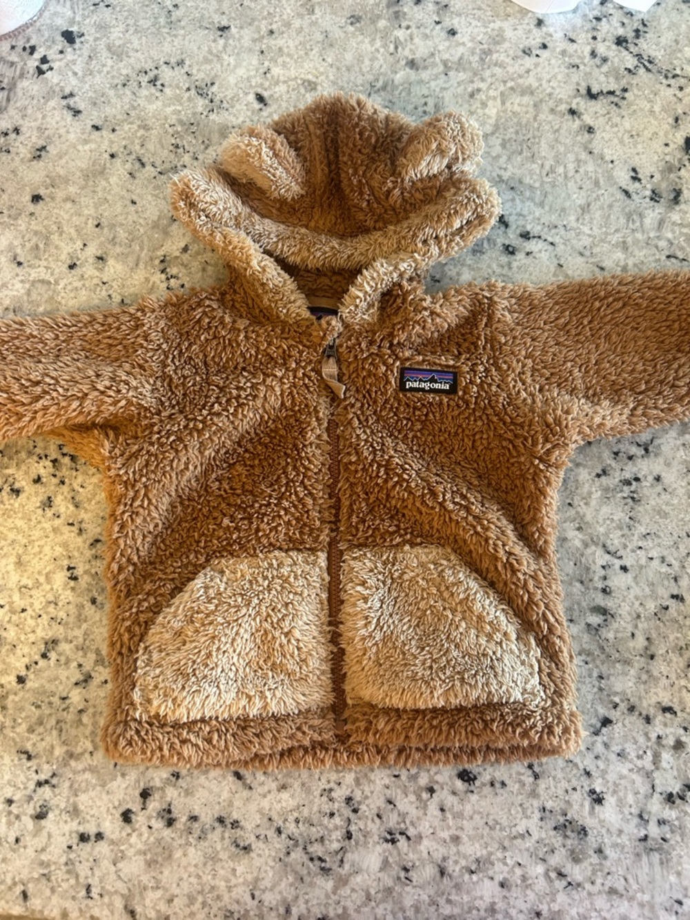 Patagonia Brown Sherpa Infant Hoodie